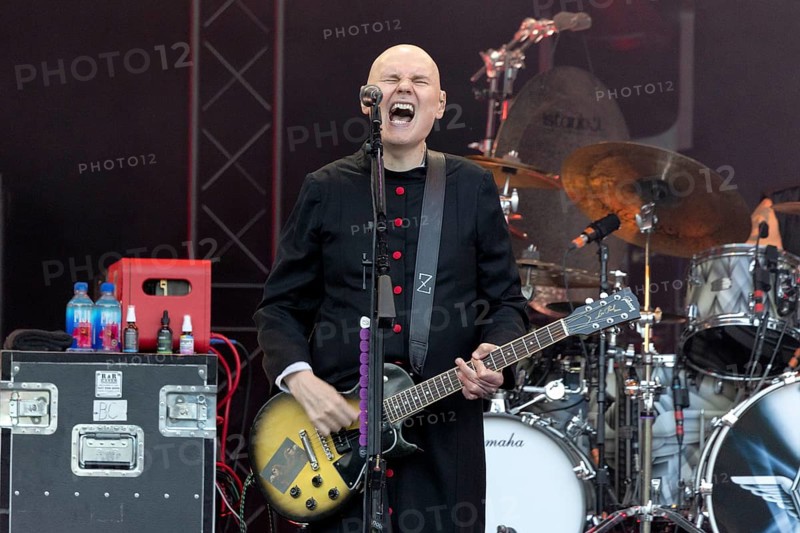 Billy Corgan, singer, guitarist, The Smashing Pumpkins, rock band, USA, The Aghori Tour 2025, open air at the Citadel Music Festival, 06.08.2025, Zitadelle Spandau, Berlin, Germany < english> THE SMASHING PUMPKINS, rock band, alternative, USA, The Aghori Tour 2025, open air at the Citadel Music Festival, August 6, 2025, Spandau Citadel, Berlin, Germany