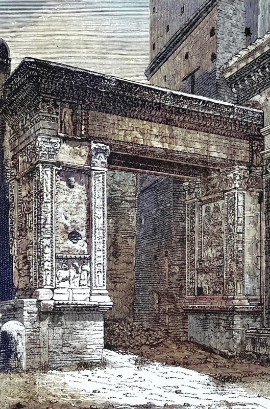 Gate of Honour of Septimius Severus, Rome, Italy
