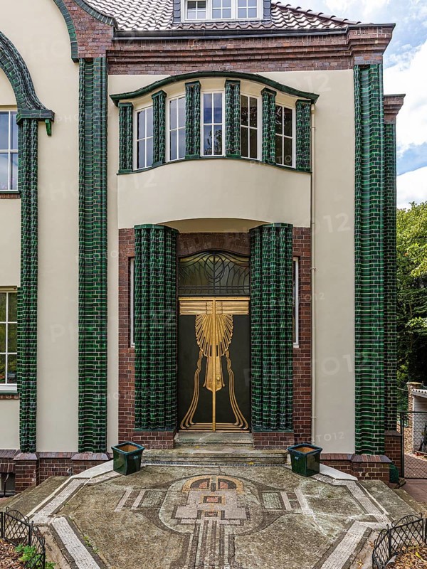 Behrens House, by Peter Behrens, Art Nouveau, Mathildenhöhe Darmstadt, artists' colony, Darmstadt, Hesse, Germany