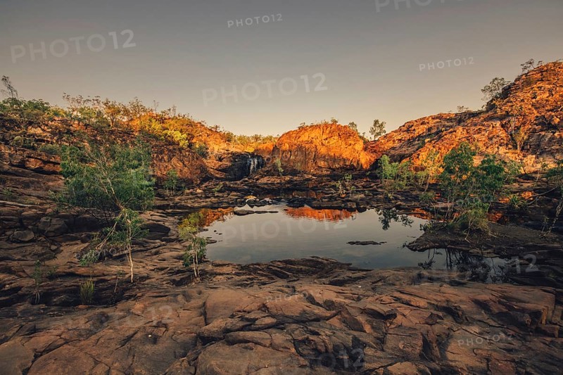 Sunrise Edith Falls in northern Australia, Australia