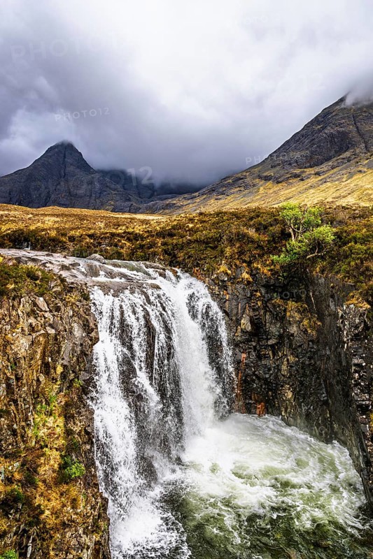 Fairy Pools and Waterfalls, Glen Brittle, Black Cuillin, Isle of Skye, Scotland, UK