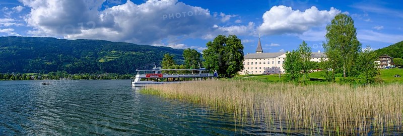Ossiach Abbey, Lake Ossiach, Carinthia, Austria