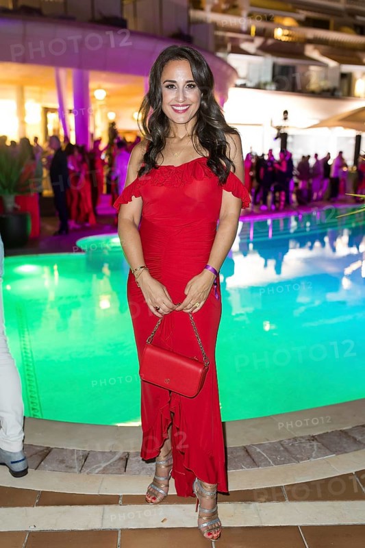 Nina Moghaddam at the Remus Lifestyle Night on the roof terrace of the Pure Salt Hotel in El Toro, Magaluf, Majorca, Spain on 31/07/2025