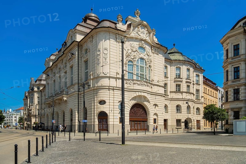 The Slovak Philharmonic Orchestra on Ludovít-Štúr Square in Bratislava, Slovakia