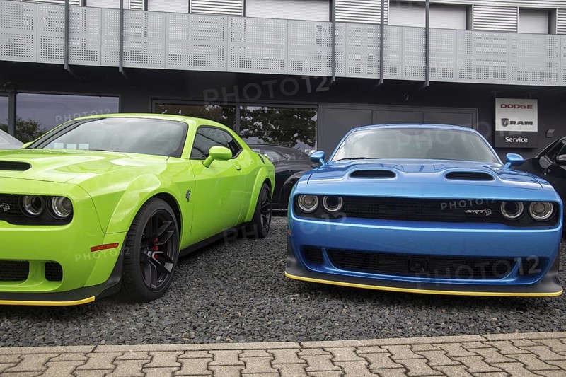 Dodge Challenger for sale at the dealer in Mannheim