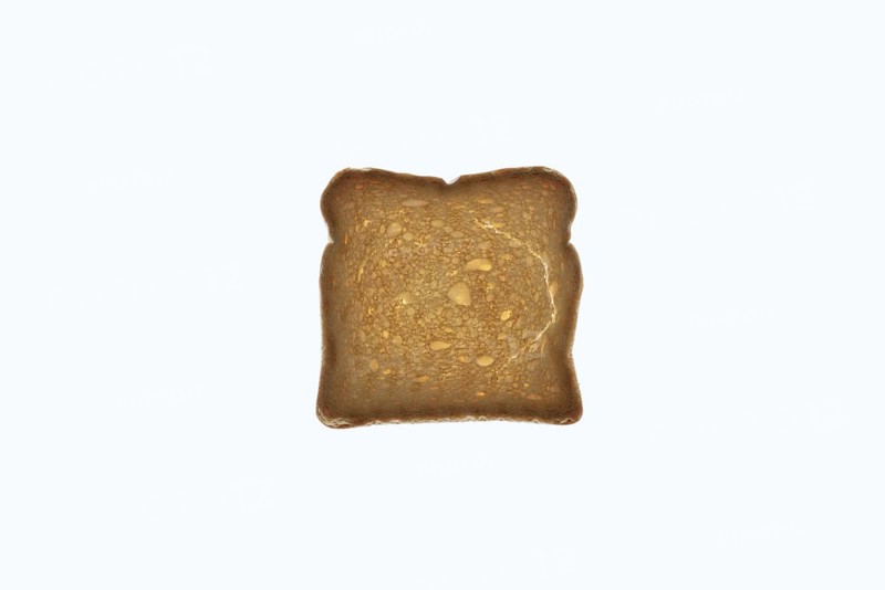 Rusk on a white background