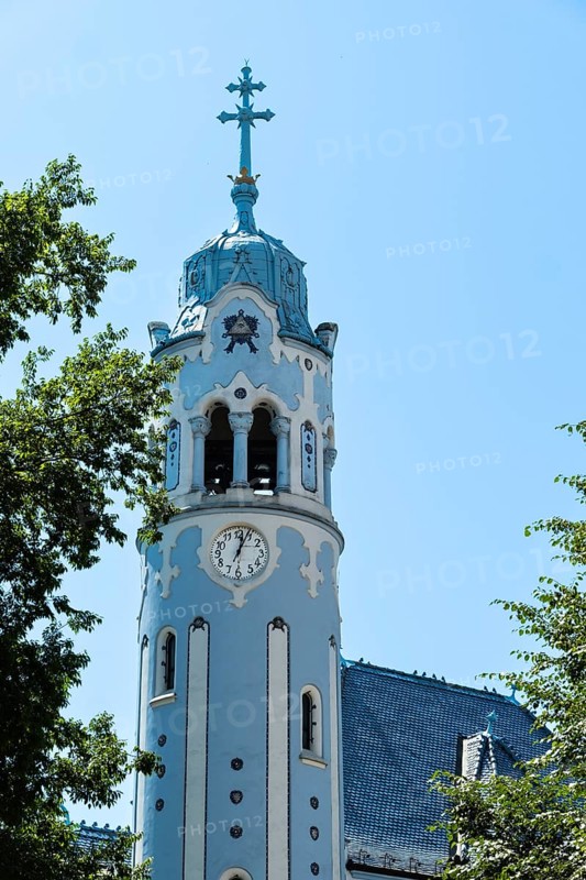 St Elisabeth's Church, also known as the Blue Church, in Bratislava, Slovakia