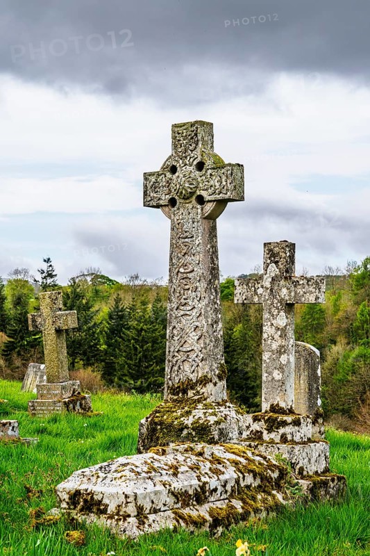 St Michael Church and Cemetery, Lowther Castle and Gardens, Lowther, Cumbria, England, United Kingdom