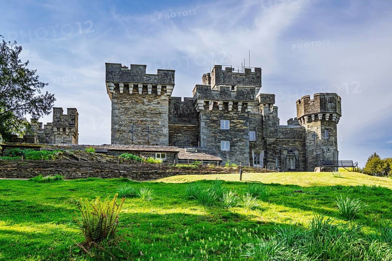 Wray Castle, Lake Windermere, Ambleside, Lake District, Cumbria, England, United Kingdom