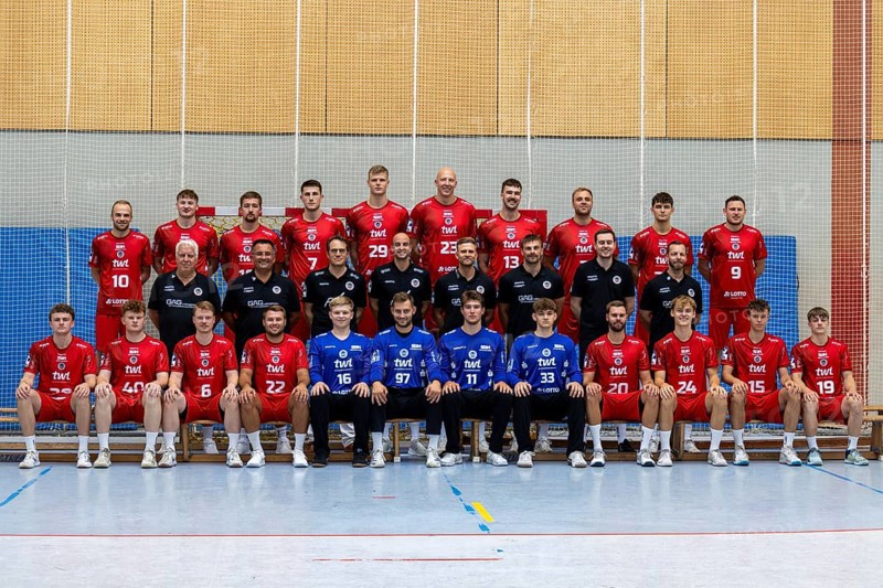 The Eulen Ludwigshafen team (2nd German Handball League) for the new 2025/2026 season