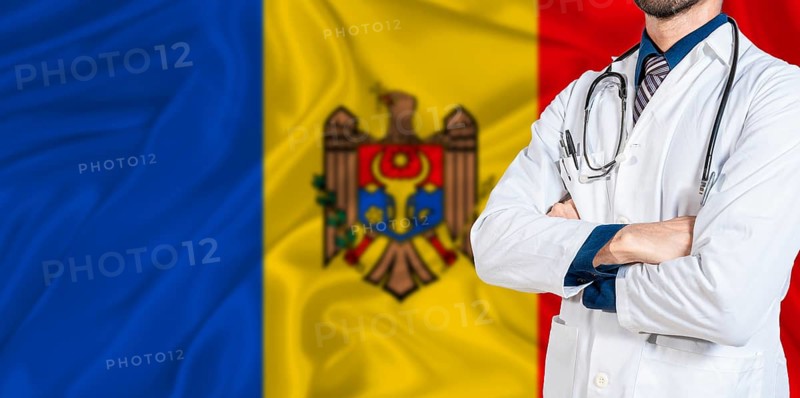 Moldova national health system. Moldova health and medical insurance concept