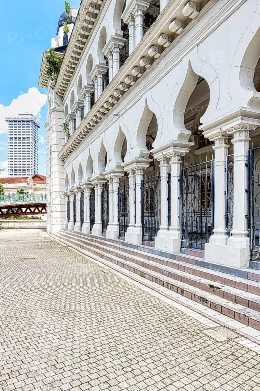 Sultan Abdul Samad Jamek building along the River of Life, Kuala Lumpur, Malaysia, Asia