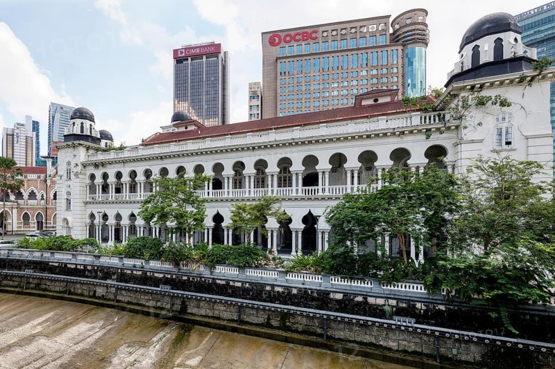 Sultan Abdul Samad Jamek building along the River of Life, Kuala Lumpur, Malaysia, Asia