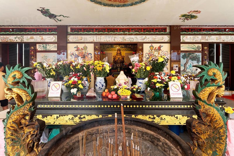Thean Hou Temple to the Goddess Mazu, Intercession shrine, Kuala Lumpur, Malaysia, Asia
