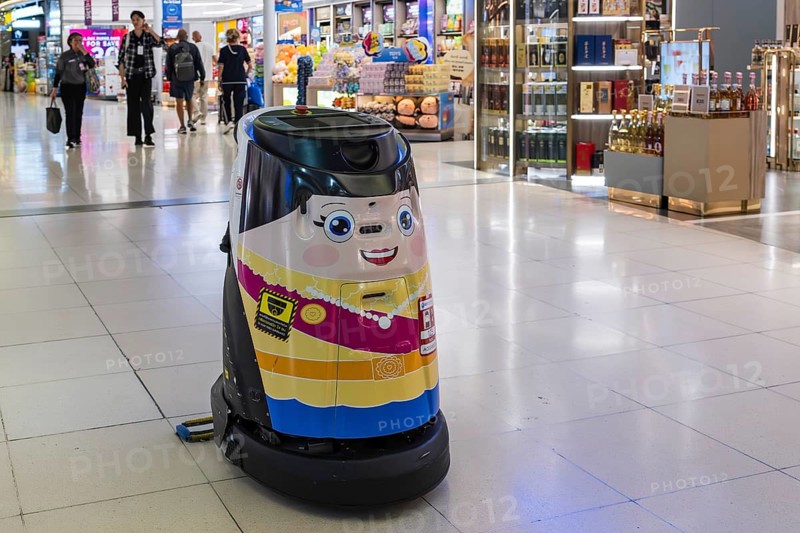 Cleaning robot, Bangkok, Thailand
