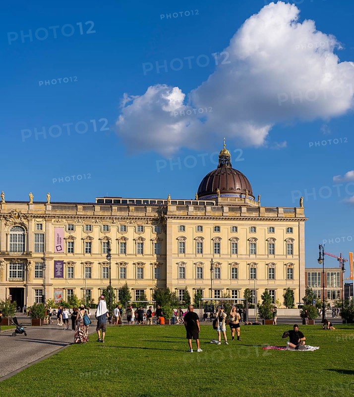 The Lustgarten with the Humboldt Forum, Berlin, Germany