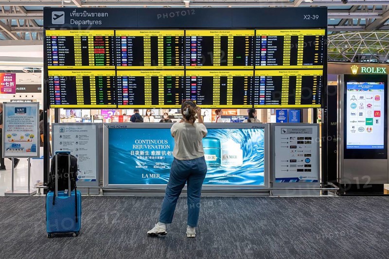 Scoreboard Departures, Bangkok, Thailand