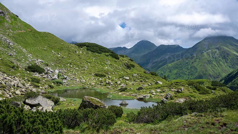 At the Kaltenbach lakes, Schladminger Tauern, Sölktäler nature park Park, St. Nikolei, Styria, Austria