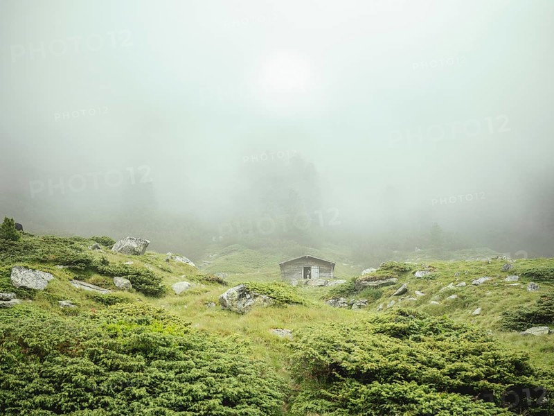 Alpine hut, Krimmler Tauern, Pinzgau, Salzburg, Austria