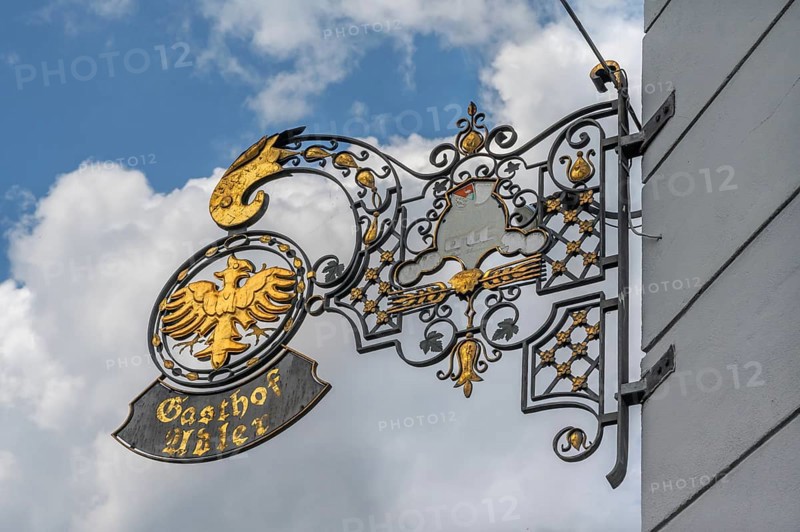 Nose sign from the Gasthof Adler, Wurmlingen, district of Rottenburg