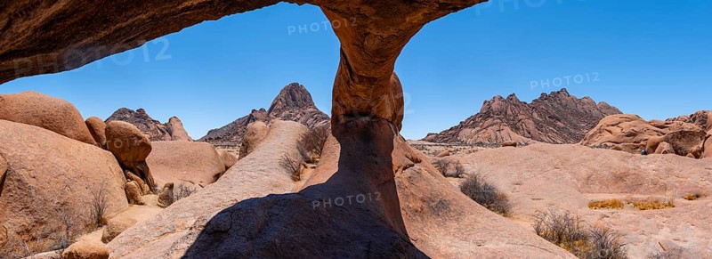 Rock arch, rock formation, Pontok Mountains, Great Spitzkoppe, Spitzkoppe, Great Spitzkoppe Nature Reserve, Namibia
