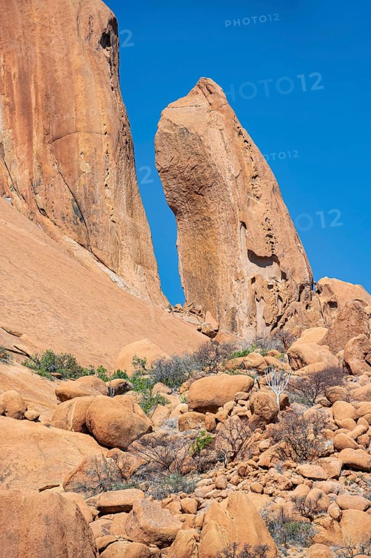 Rock formation, Pontok Mountains, Great Spitzkoppe, Spitzkoppe, Great Spitzkoppe Nature Reserve, Namibia
