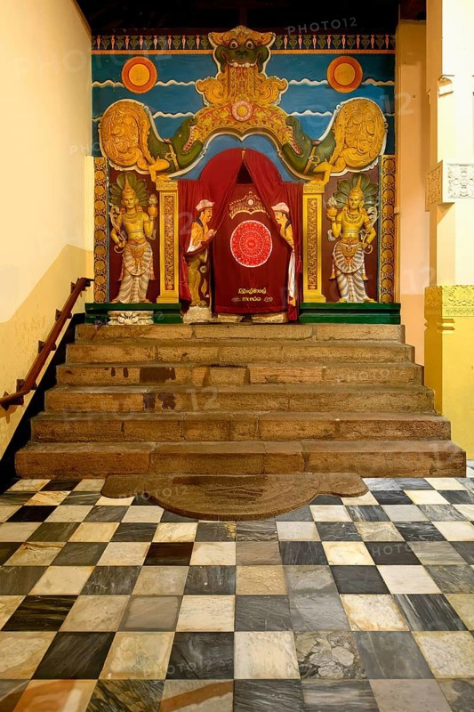 Temple of the sacred Tooth Relic or Sri Dalada Maligawa, Interior, Kandy, Sri Lanka