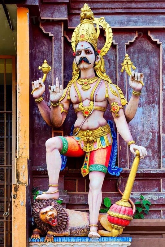 Sri Kailasanathar Swamy Hindu Temple, Dvarapala, Door guard, Colombo, Sri Lanka