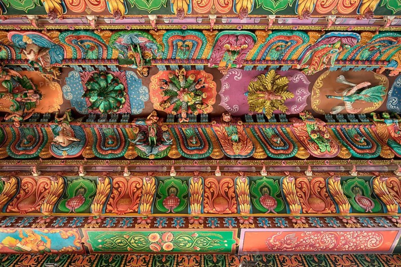 Sri Kailasanathar Swamy Hindu Temple, Ceiling, Colombo, Sri Lanka
