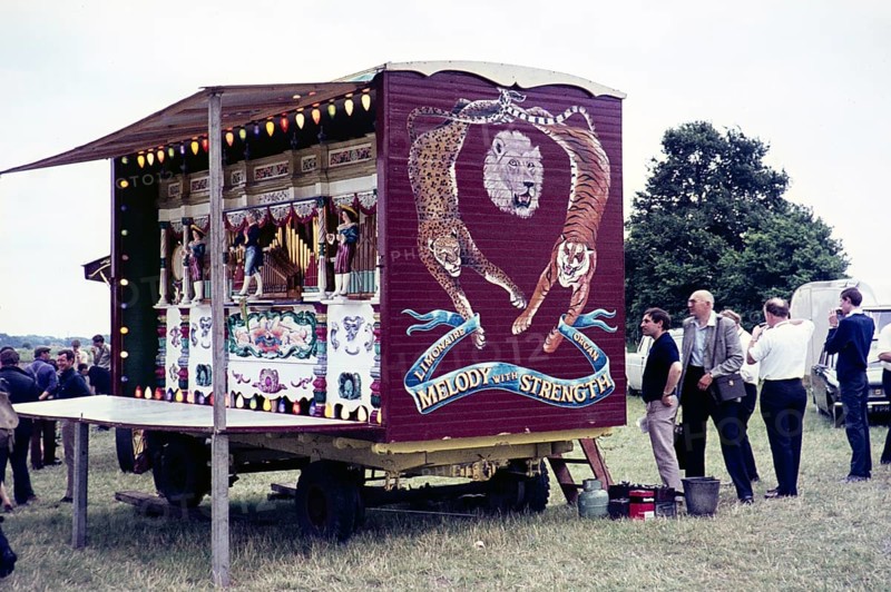 Fairground Limonaire pipe organ, England, UK 1970s