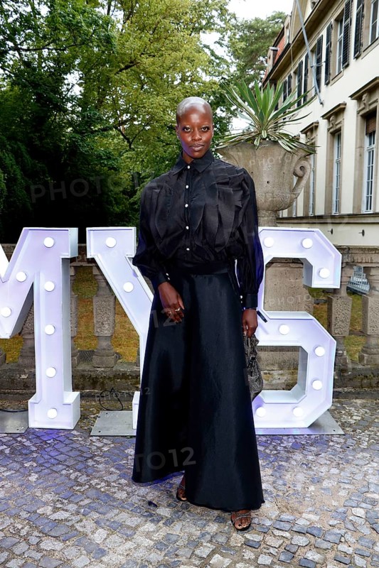Florence Kasumba at the Cocktail Prolongé for the Semi-Final Round of Judging of the International Emmy® Awards 2025 in Berlin at the Schlosshotel Berlin on 07.07.2025