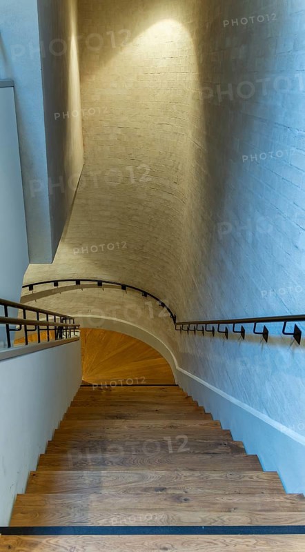 Staircase in the newly built garnison church in Potsdam, Brandenburg, Germany