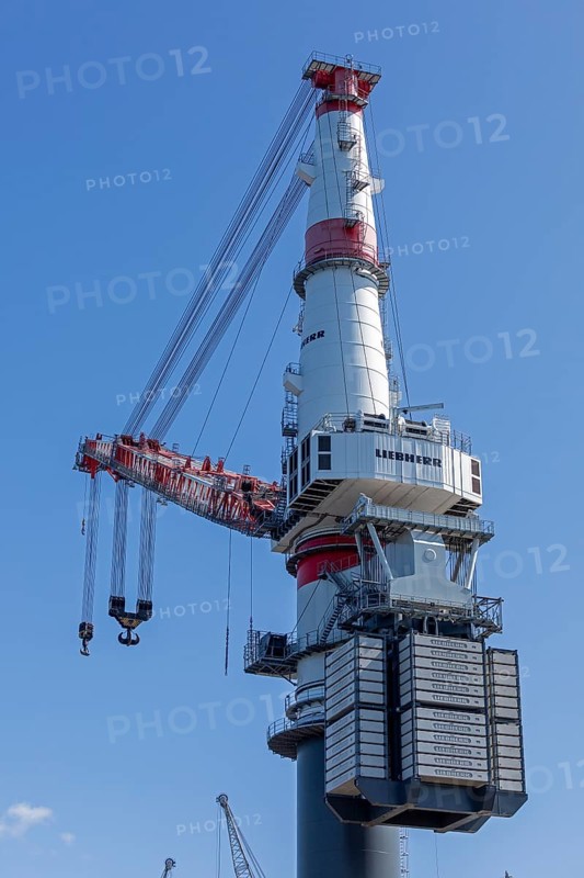 Heavy-duty crane TCC 78000, Warnemünde, Rostock, Mecklenburg-Western Pomerania, Germany