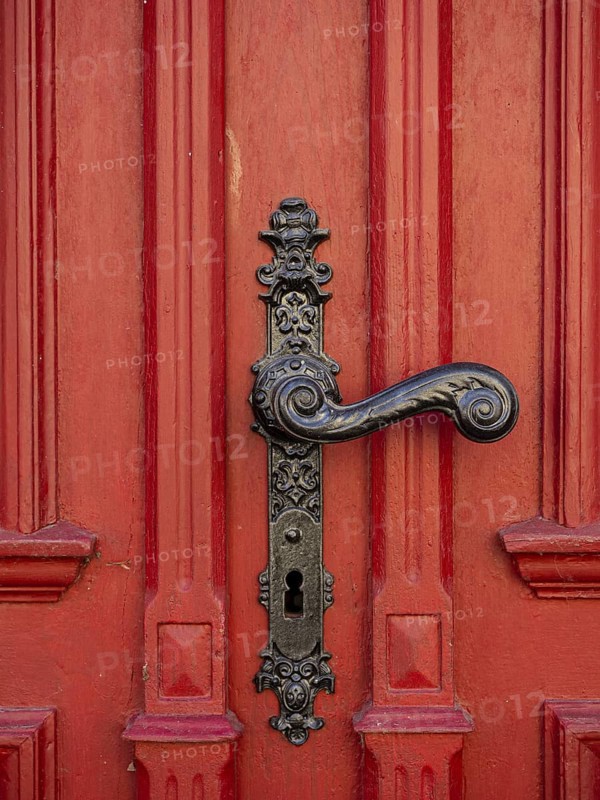 Old door handle, Mecklenburg-Western Pomerania, Germany