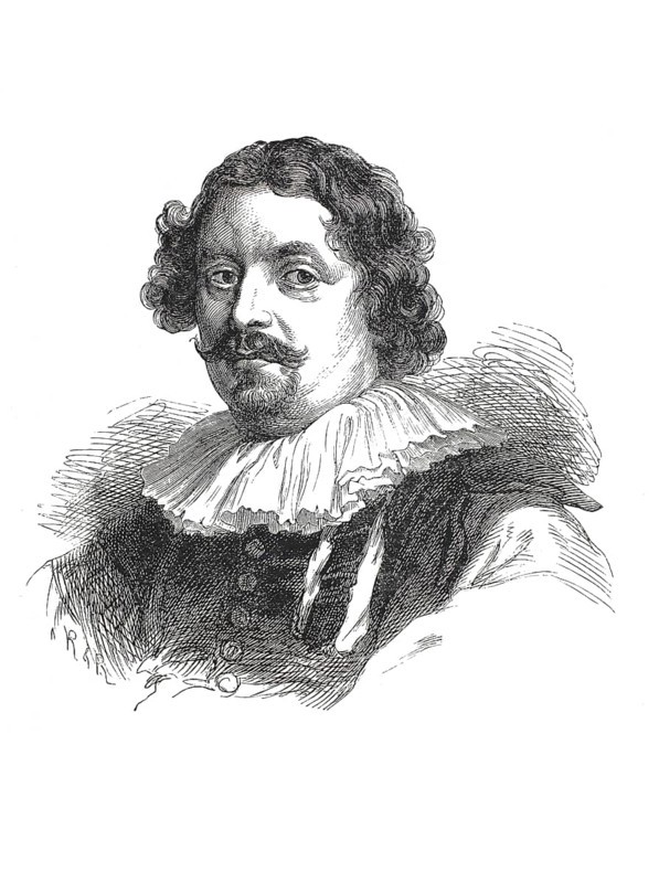 Gaspar de Crayer, Jasper, Gaspard or Caspar de Crayer (born 18 November 1584 in Antwerp, died 27 January 1669 in Ghent) was a Flemish painter, Historical, digitally restored reproduction of a 19th century original