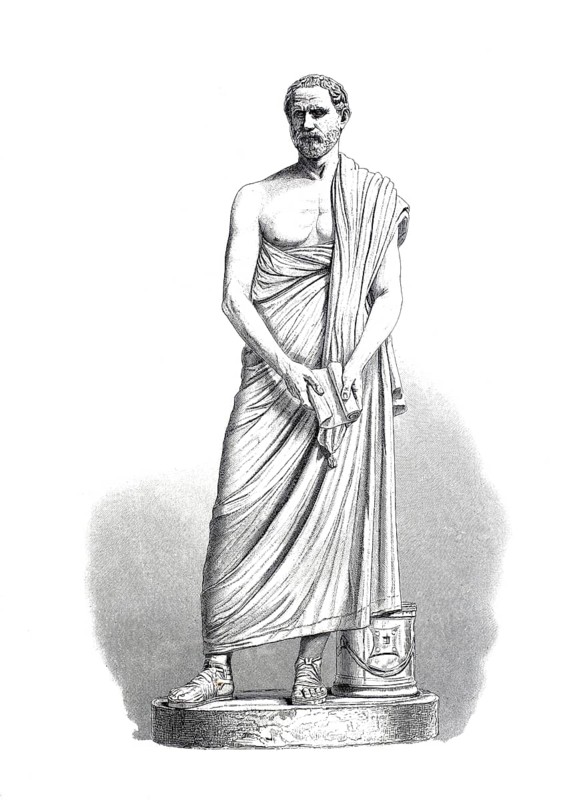 Demosthenes, born 384 BC, died 322 BC, one of the most important Greek orators, rhetorician, after the Peace of Philocrates in 346 BC he rose to become the leading statesman of Athens, Historical, digitally restored reproduction of a 19th century original