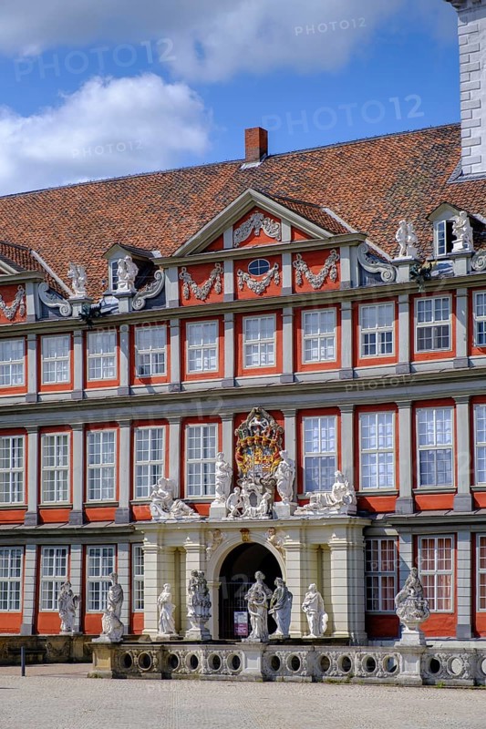 Facade, Princely Residence Palace, Palace, Palace Square, Wolfenbüttel, Lower Saxony, Germany
