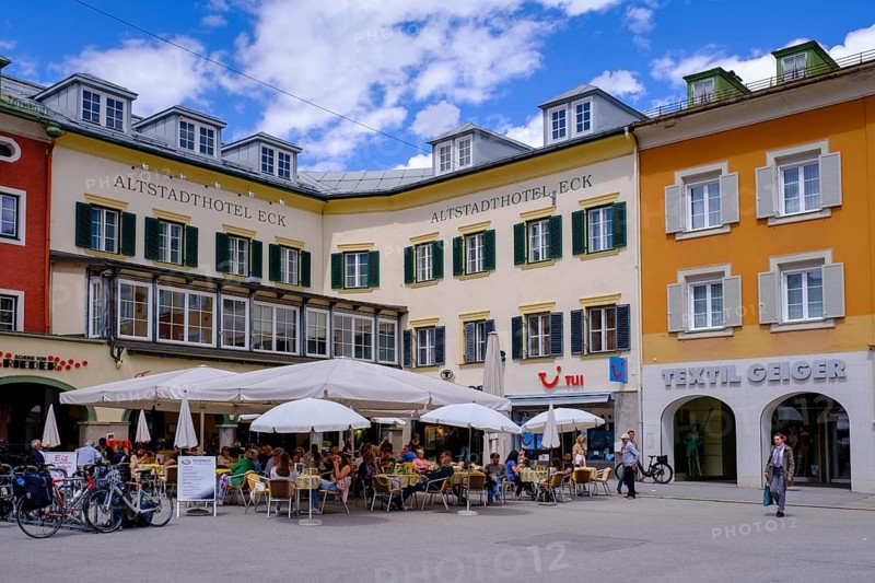 Main square, Lienz, East Tyrol, Austria