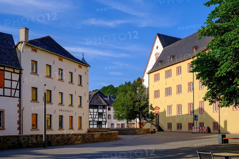 Am Markt, Bad Münstereifel, Eifel, Euskirchen district, North Rhine-Westphalia, Germany