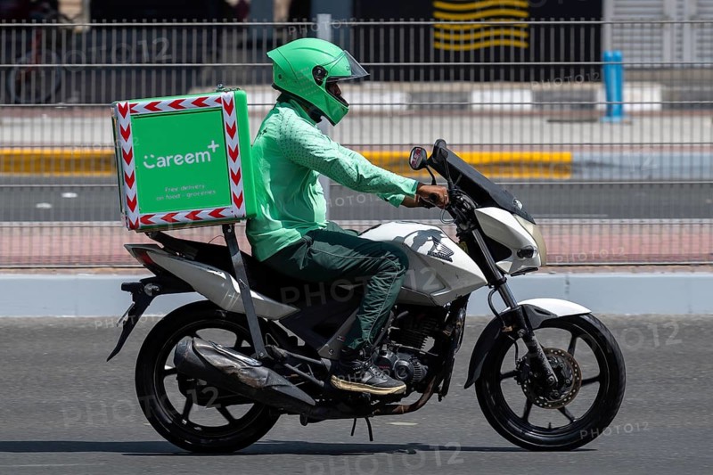 Careem Plus Motorbike Courier Essen, Abu Dhabi, United Arab Emirates