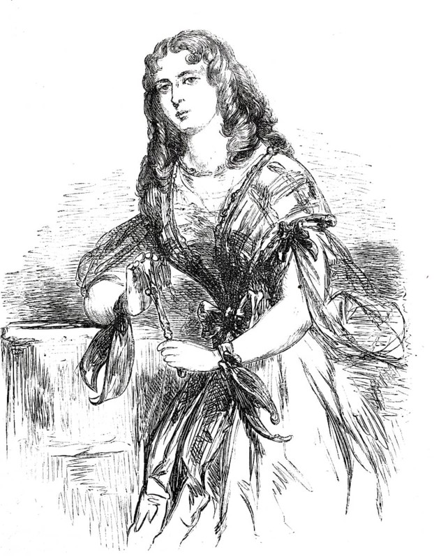 Wilhelmina Mac-Slane, digitally enhanced reproduction from a 19th century model, historical, exact date unknown