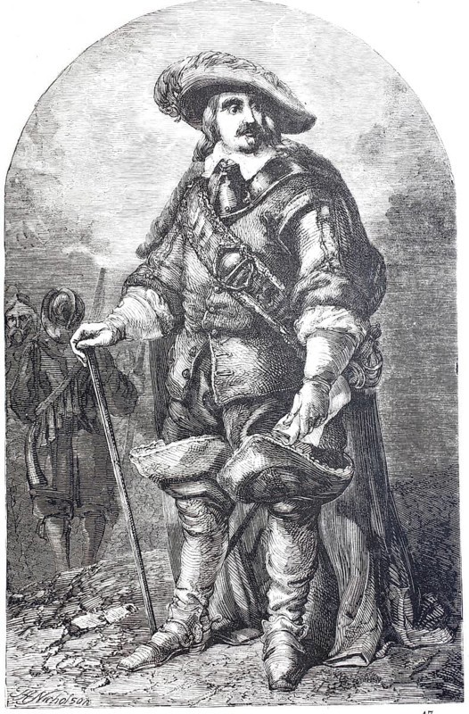 Oliver Cromwell (25 April 1599 - 3 September 1658) was an English parliamentarian, military leader and the country's leading statesman during the brief republican period in England's history from 1649, digitally enhanced reproduction from a 19th century original, Historical, exact date unknown