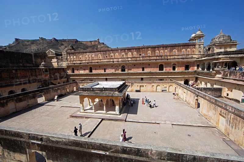 Women's Wing or Wing of the Queens in the Amber Fort or Fortress, Jaipur, Rajasthan, India