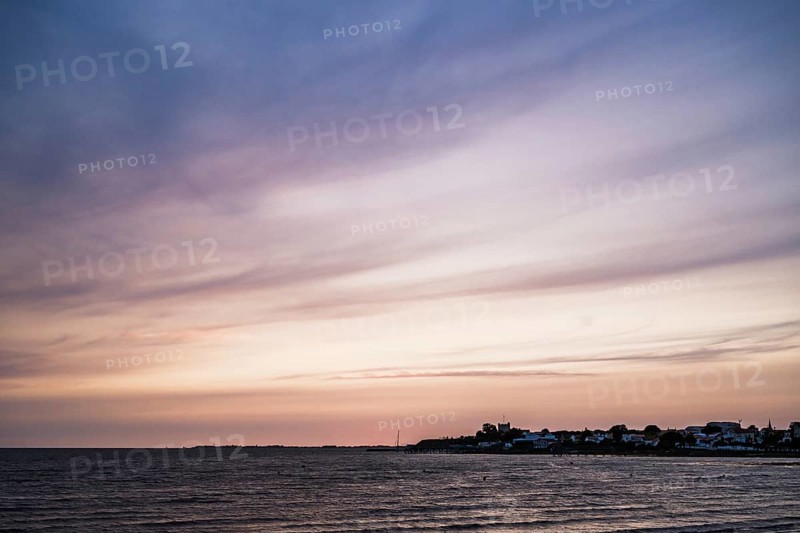 Sunset over Fouras, Fouras-les-Bains, Charente-Maritime, Nouvelle-Aquitaine, France