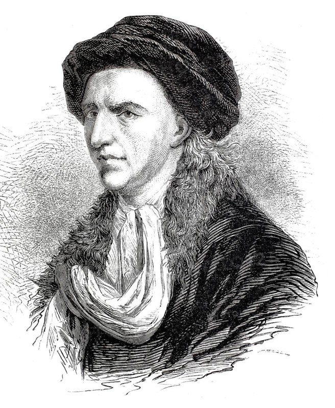 Albrecht Viktor Haller (since 1749 Albrecht von Haller, also Albert de Haller, born 16 October 1708 in Bern, died 12 December 1777 in Bern) was a Swiss physician and polymath, in particular a natural scientist, who is considered the founder of modern experimental physiology, digitally enhanced reproduction from a 19th century original, historical, exact date unknown