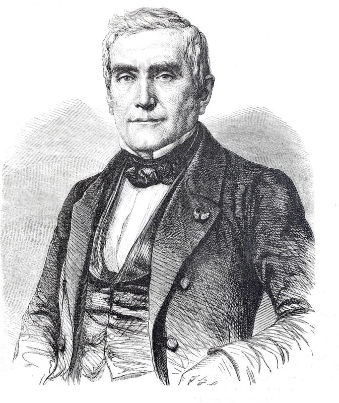 Augustin Eugene Scribe (born 24 December 1791 in Paris, died 20 February 1861 in Paris) was a French playwright and librettist, digitally enhanced reproduction of a 19th century original, historical, exact date unknown
