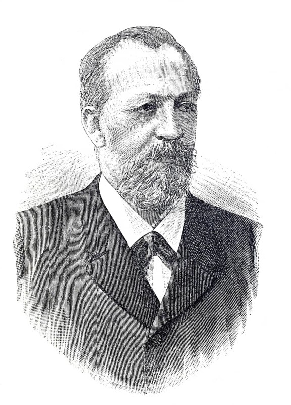 Nicolaus August Otto (10 June 1832 to 26 January 1891) was a German inventor of many details still used today in internal combustion engines, Historical, digitally enhanced reproduction of a 19th century model
