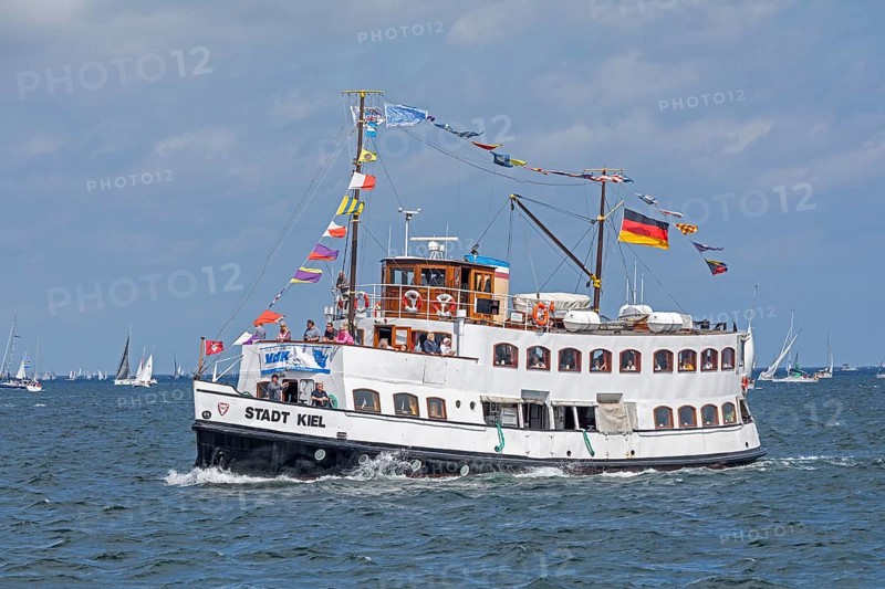 Excursion boat City of Kiel, Kieler Woche, Kiel Fjord, Kiel, Schleswig-Holstein, Germany
