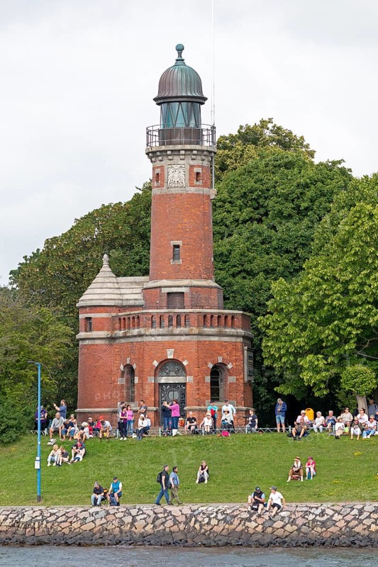 Old lighthouse, spectator, Kieler Woche, Holtenau, Kiel, Schleswig-Holstein, Germany