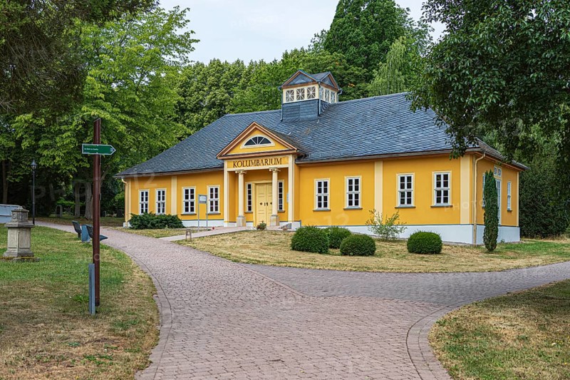 Columbarium at the main cemetery in Ilmenau, Thuringia, Germany